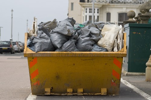Residents disposing of old furniture in Chelsea